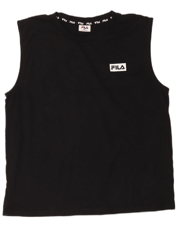 Fila Débardeur Homme 2XL Noir Coton