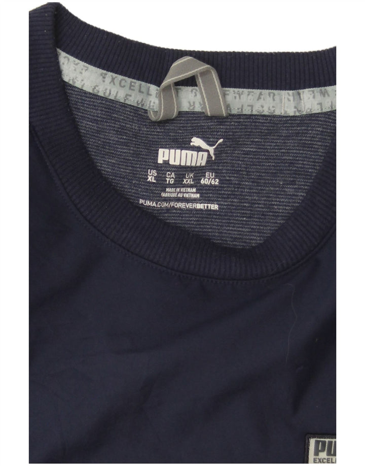 PUMA Sweat-shirt pour homme 2XL Bleu marine