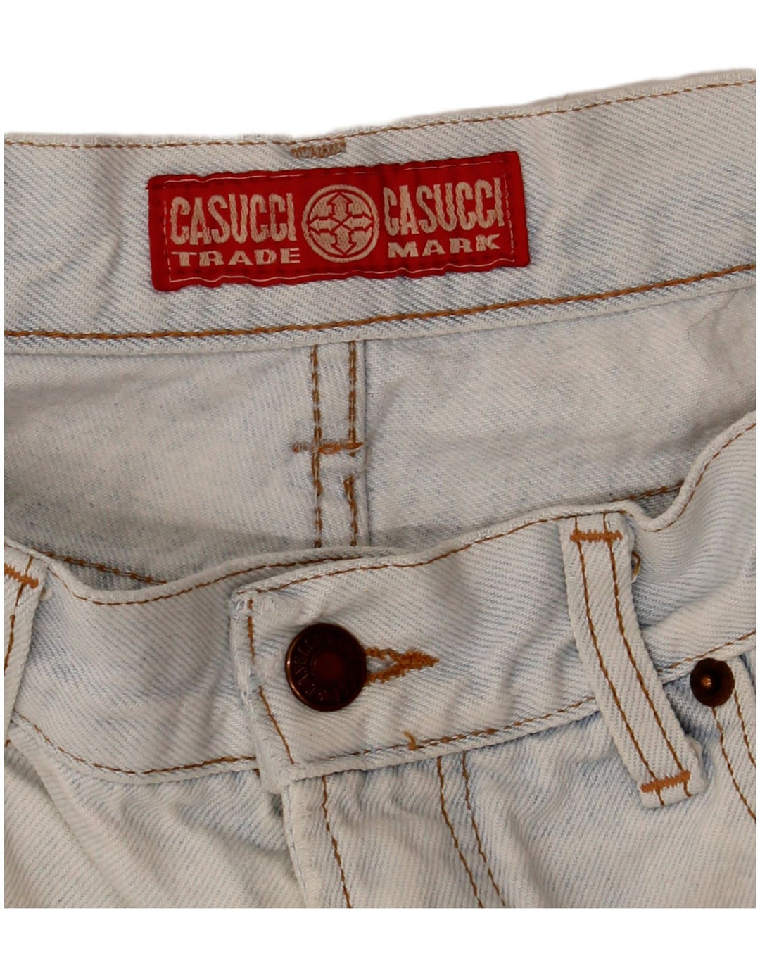 Casucci Short en Jean Graphique W30 Homme Bleu Moyen