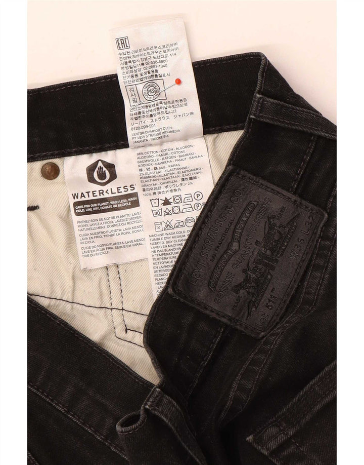 Levi's Jean Slim 511 Homme W36 L32 Noir Coton
