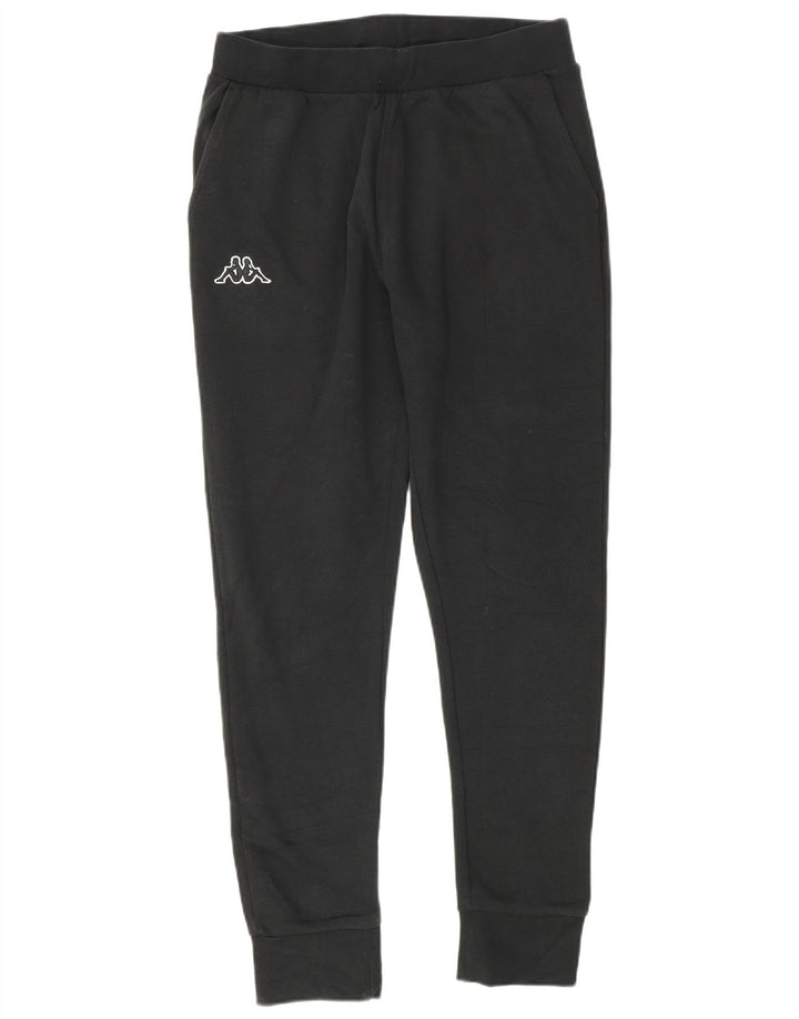 Kappa Pantalon de survêtement pour homme en coton noir Taille S