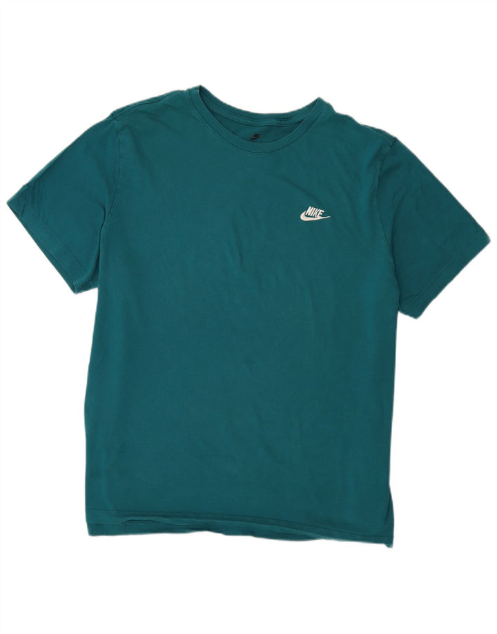 Nike T-shirt pour homme en coton turquoise 2XL