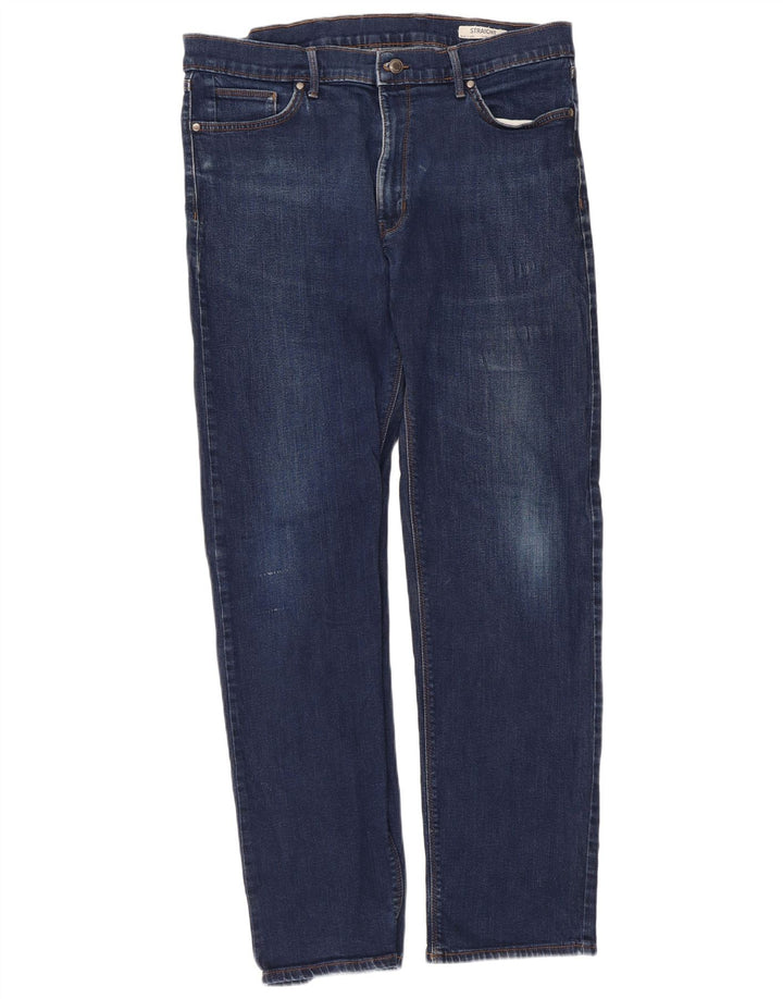 Marks & Spencer Jean droit homme W38 L33 bleu coton