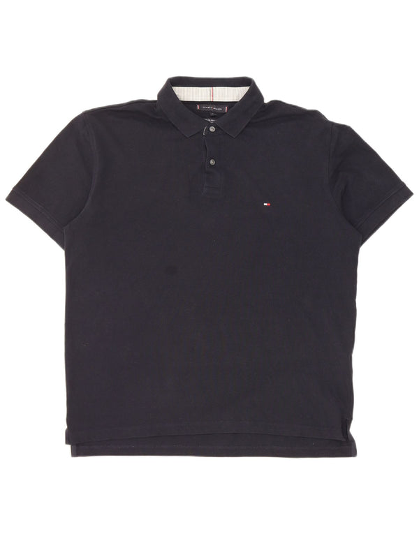Tommy Hilfiger Polo Regular Fit Homme Bleu Marine XL Coton