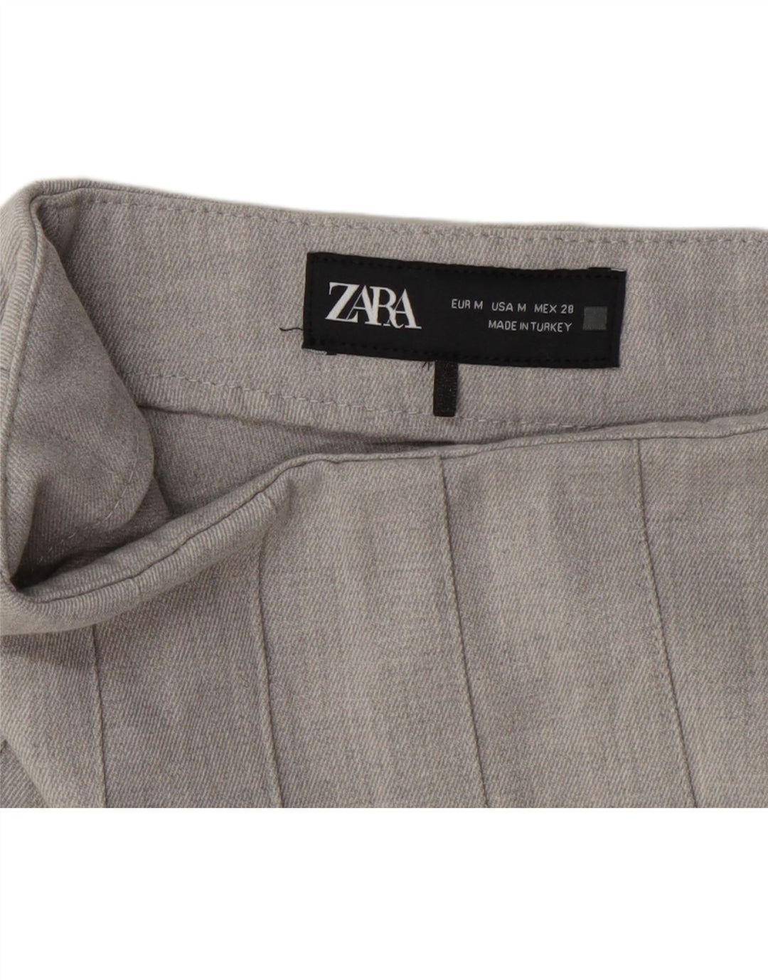Zara Femme Jupe-short Mini Jupe Moyen W28 Gris