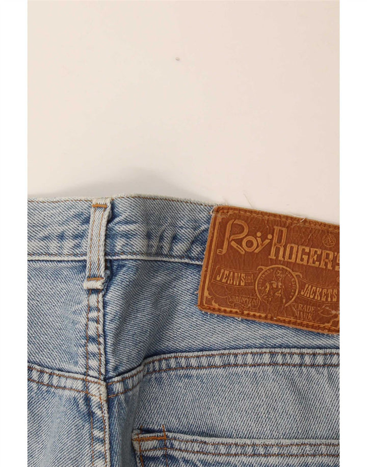 Roy Rogers Jean droit vieilli pour homme W34 L33 Bleu