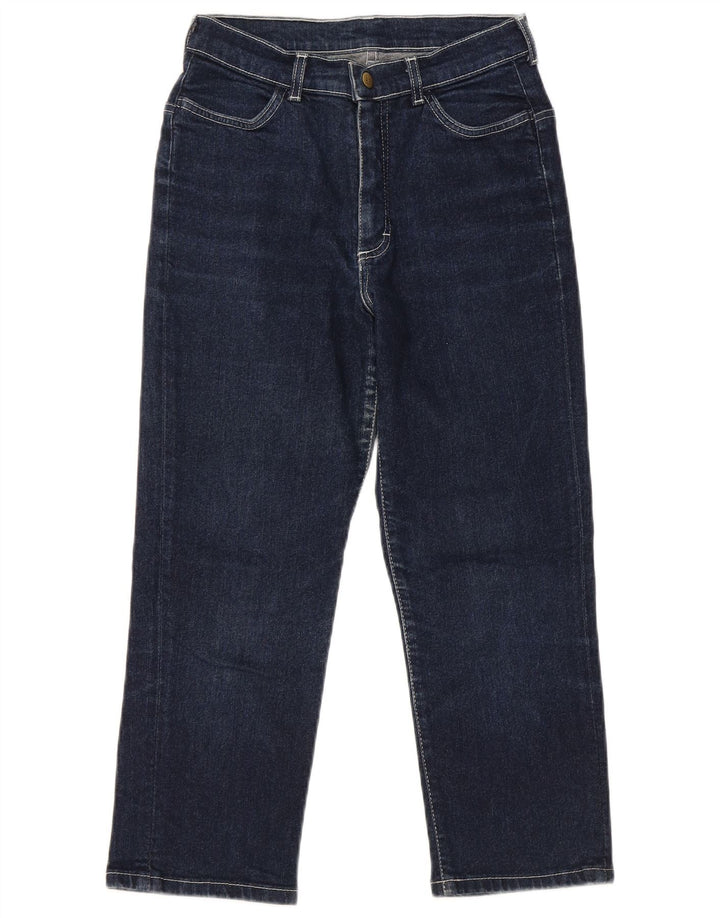 LEE Jean Capri Femme W28 L22 Bleu Marine Coton