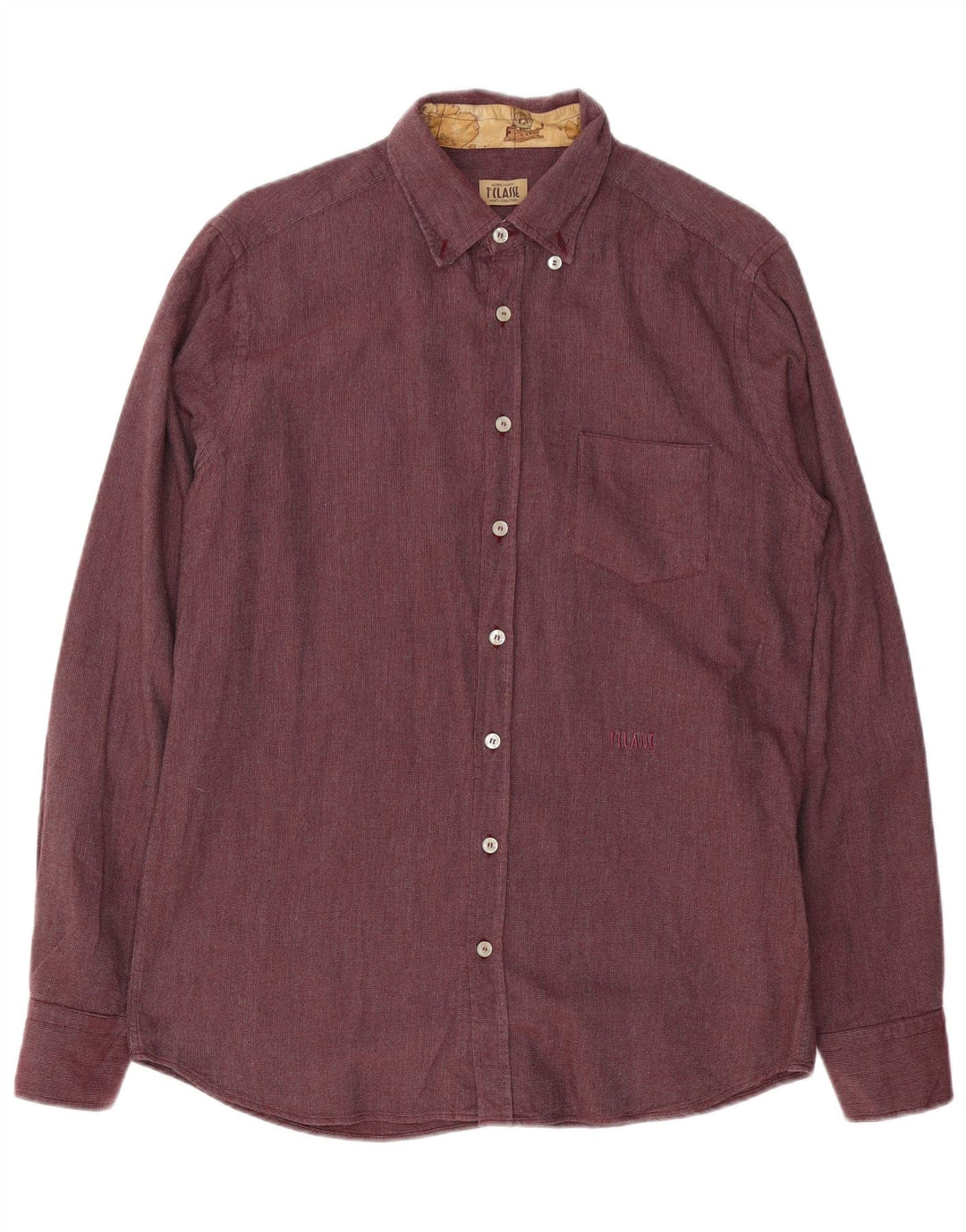 ALVIERO MARTINI Chemise Homme Bordeaux Moyen
