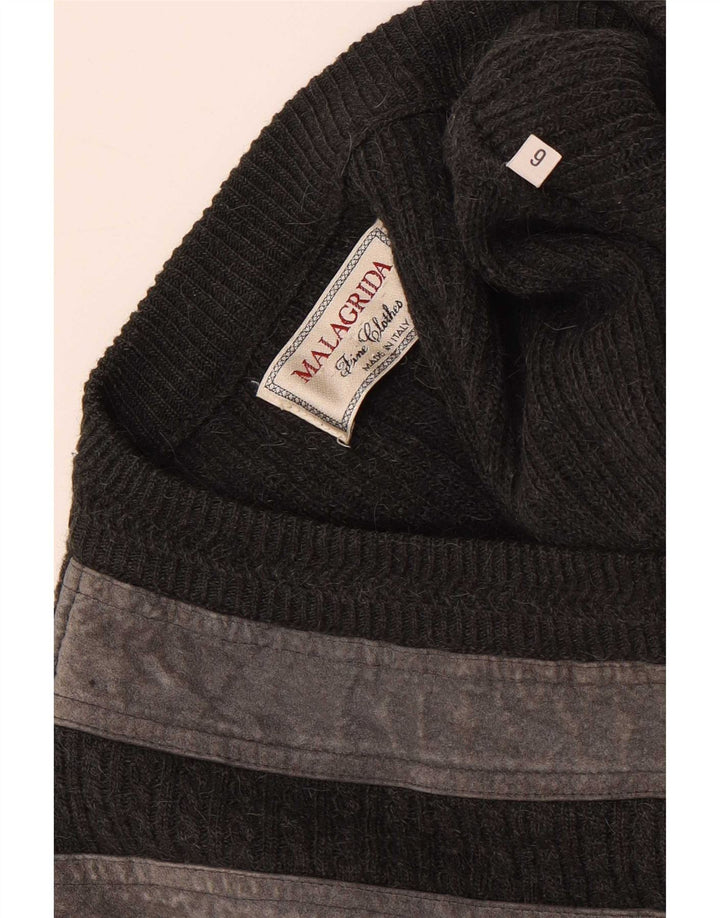 Malagrida Pull Col V Homme XL Gris Rayé