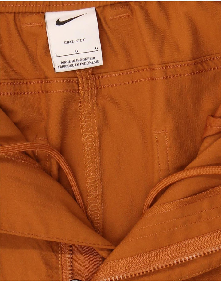 Nike Pantalon cargo Dri Fit Slim pour homme Taille L W36 L29 Marron Polyamide