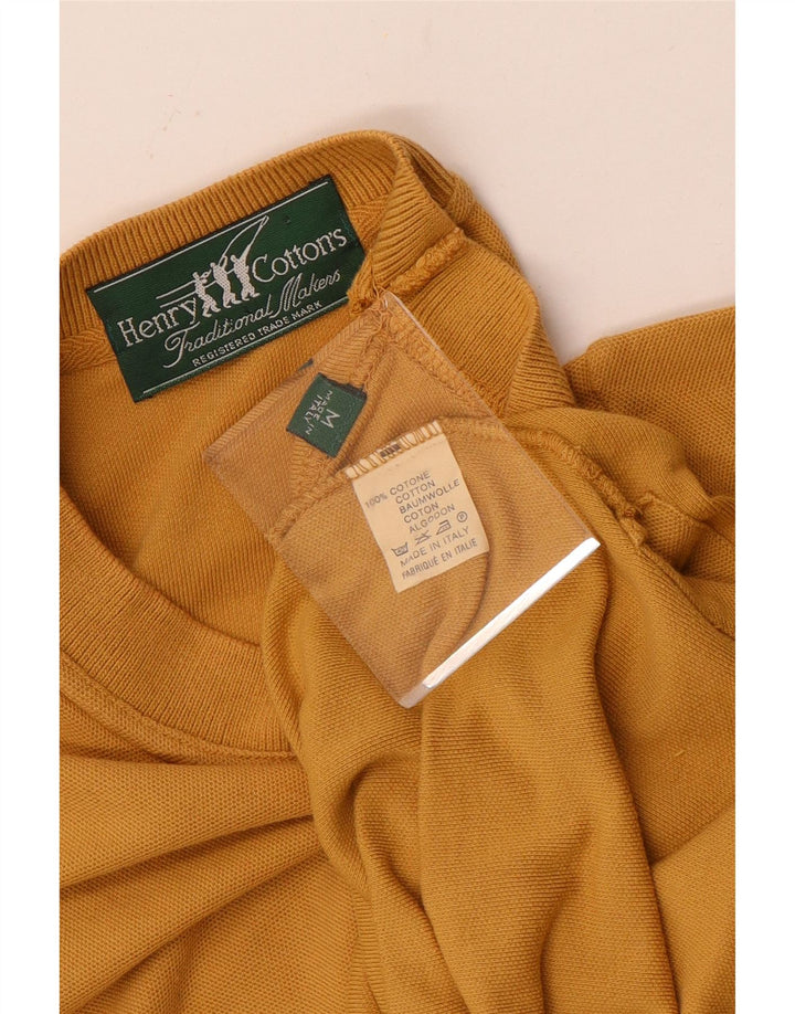 Henry Cottons T-Shirt Homme Jaune Moyen Coton