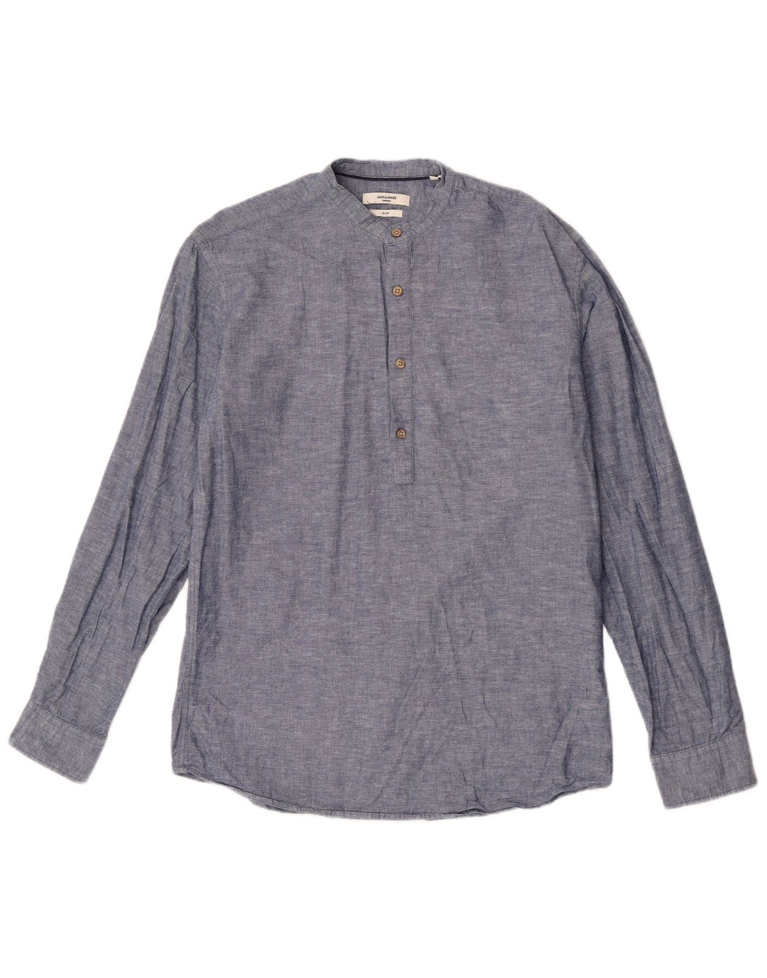 Jack & Jones Chemise Pull Slim Premium Homme Bleu Marine Moucheté