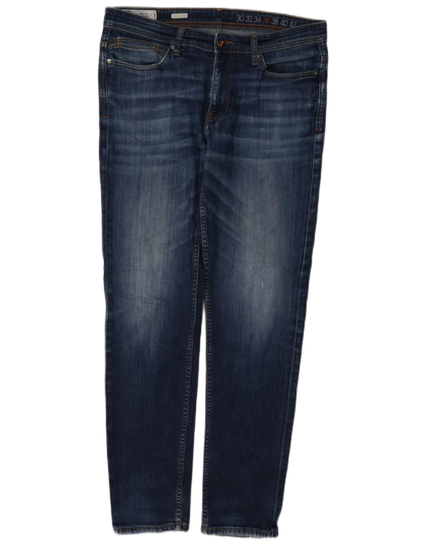 Harmont & Blaine Jean slim femme coupe étroite W36 L31 coton bleu