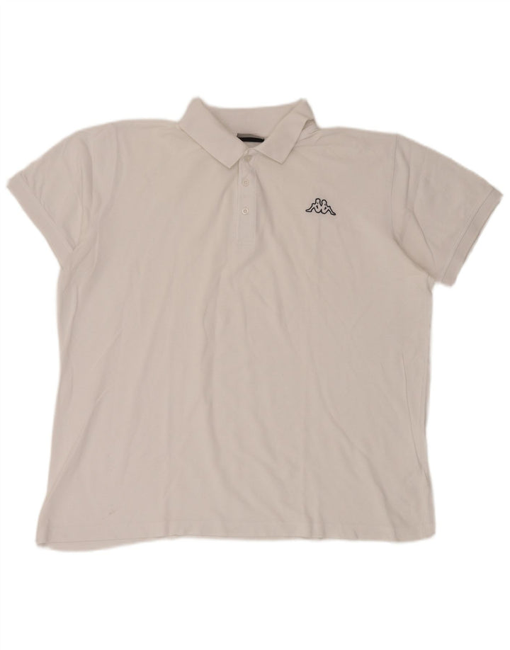 KAPPA Polo Homme 2XL Blanc Coton