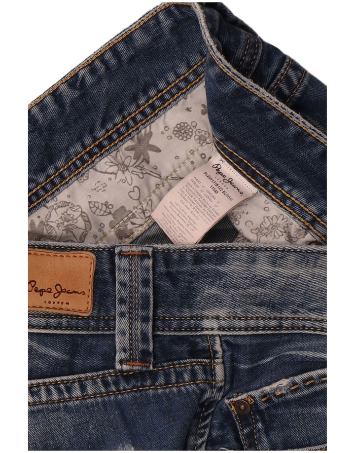 PEPE Jeans Jean Bootcut Femme W27 L32 Bleu Coton