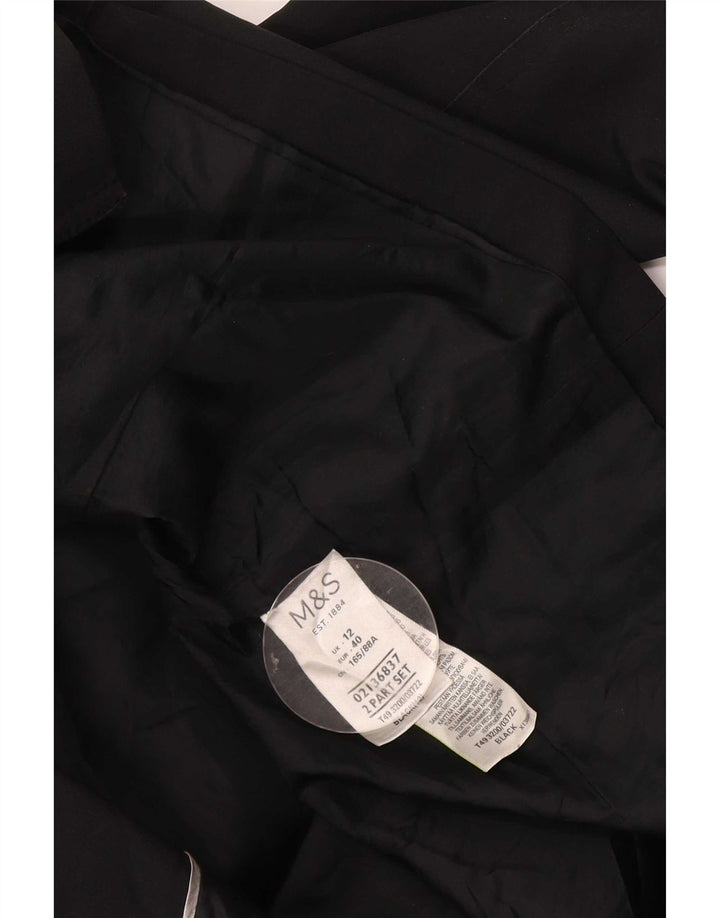 Marks & Spencer Trench-coat pour femme UK 12 Polyester noir moyen