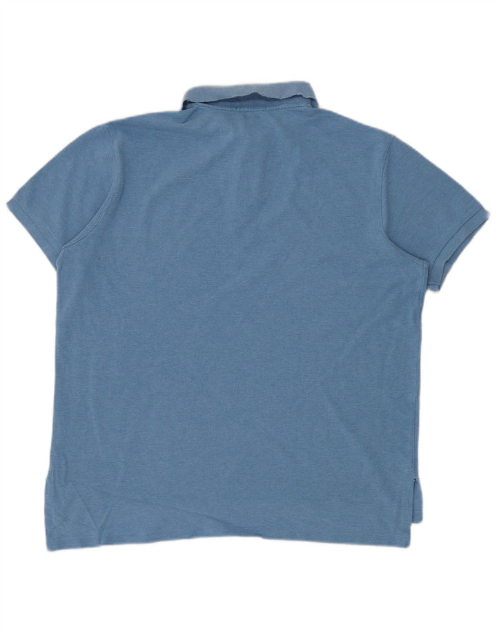 POLO RALPH LAUREN Polo sur mesure pour homme XL en coton bleu