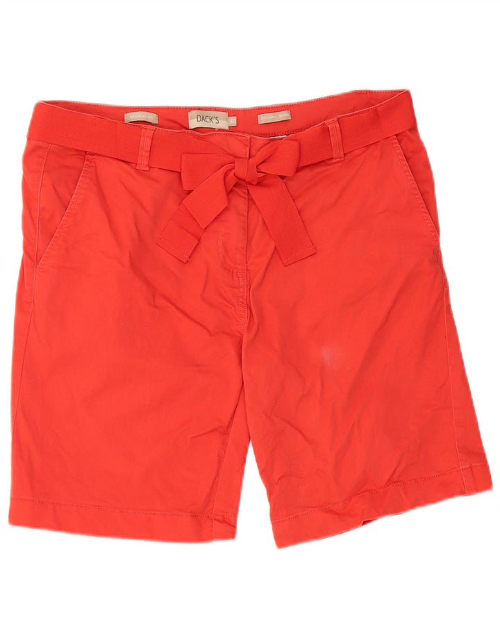 Dack's Short Chino Coupe Regular Femme IT 46 Large W34 Coton Rouge