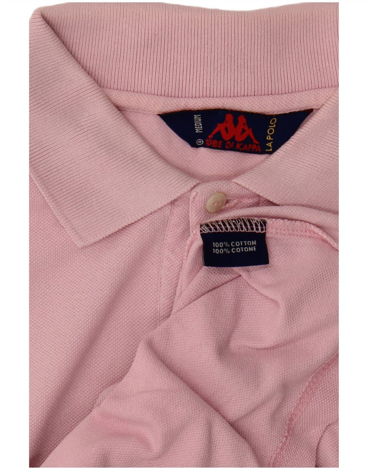 KAPPA Polo Homme Rose Moyen Coton