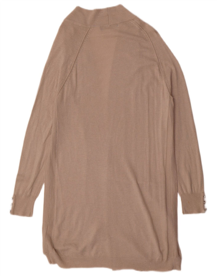 Marks & Spencer Pull cardigan ouvert long pour femme UK 8 Small Beige