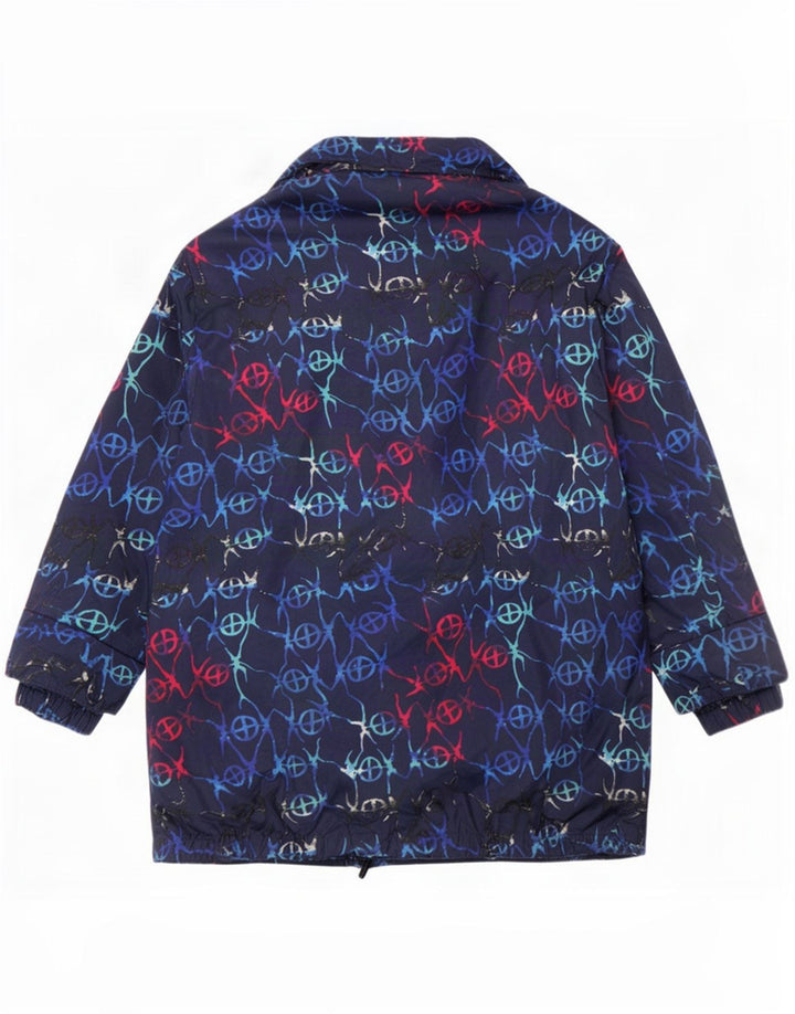 FUCHS & SCHMITT Veste matelassée à capuche pour femme UK 16 Large Bleu Marine Géométrique