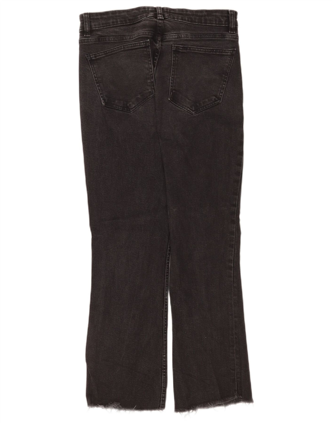 Zara Jean court bootcut pour femme EU 42 Large W32 L24 Noir