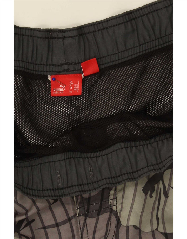Puma Short de bain homme grand gris floral
