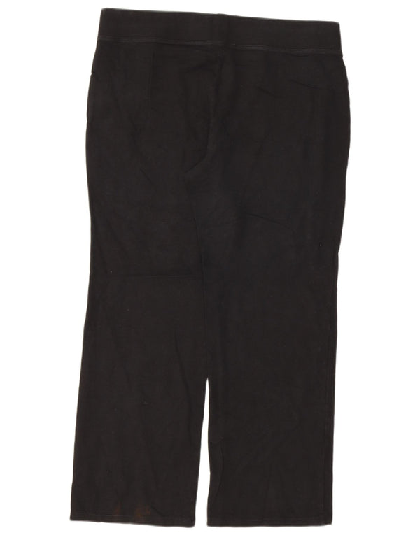 Marks & Spencer Pantalon de survêtement pour femme UK 16 Large Noir Coton