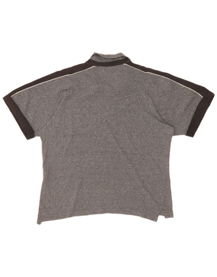 Asics Polo Graphique Homme Small Gris Colorblock