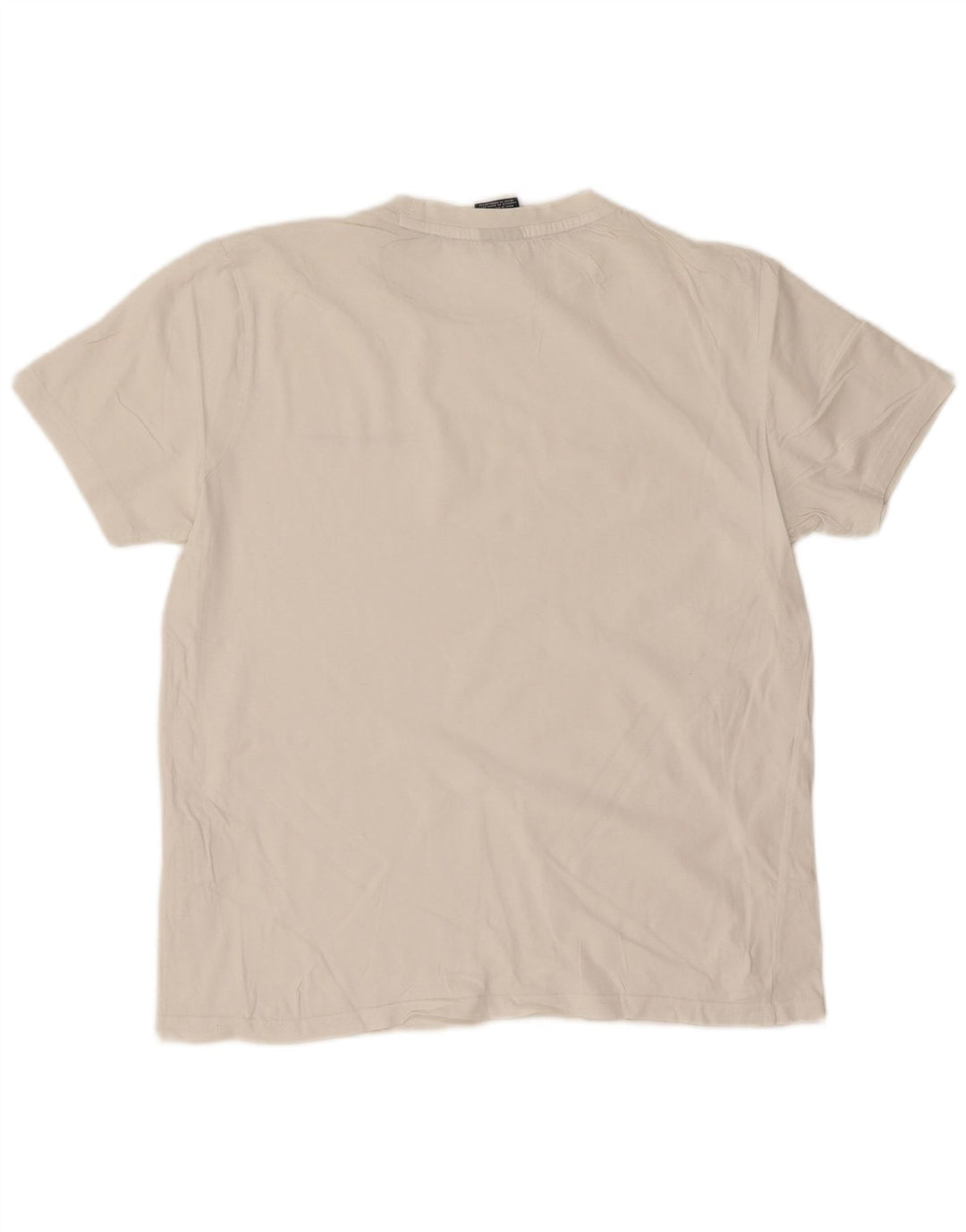 Champion T-Shirt Homme Blanc Moyen Coton