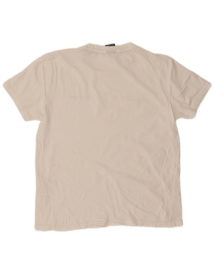 Champion T-Shirt Homme Blanc Moyen Coton
