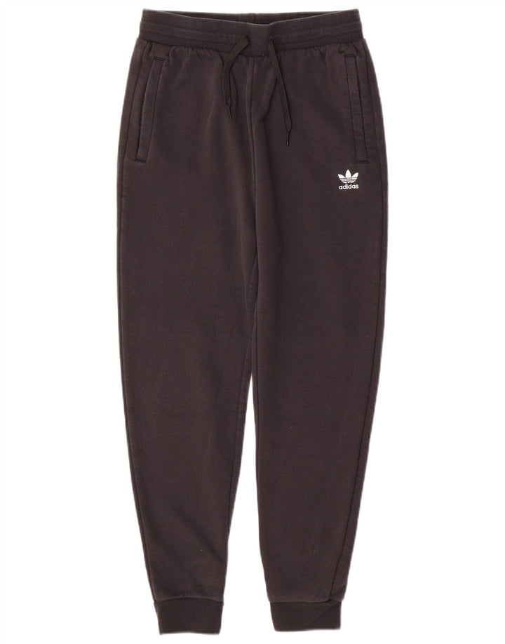 ADIDAS Pantalon de Survêtement Garçon Joggers 12-13 ans Noir Coton