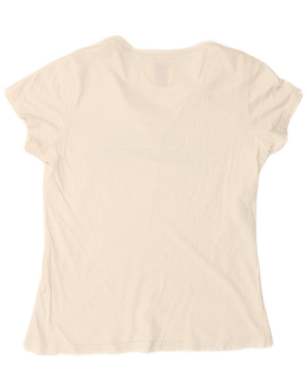 CHAMPION T-shirt graphique Heritage Fit pour femme UK 18 XL Blanc