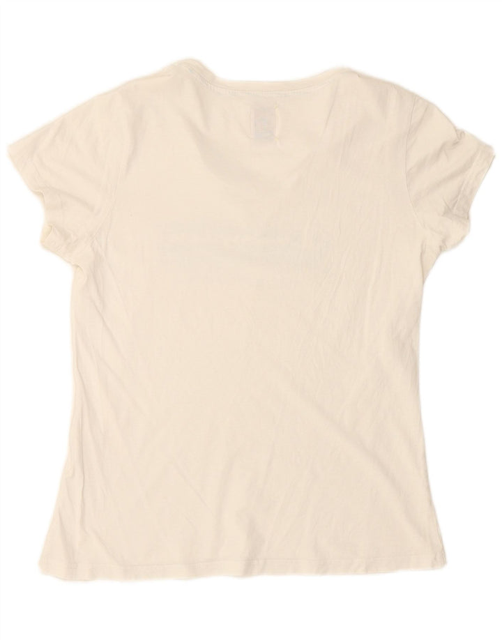 CHAMPION T-shirt graphique Heritage Fit pour femme UK 18 XL Blanc