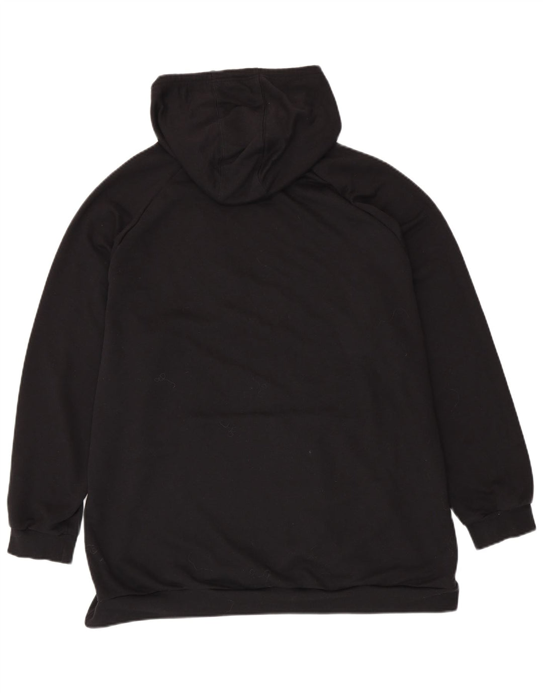 ADIDAS Pull à capuche graphique pour femme UK 24/26 2XL Coton noir