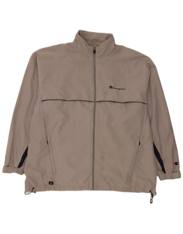 Champion Veste de Pluie Homme UK 42 XL Gris Colorblock Polyester