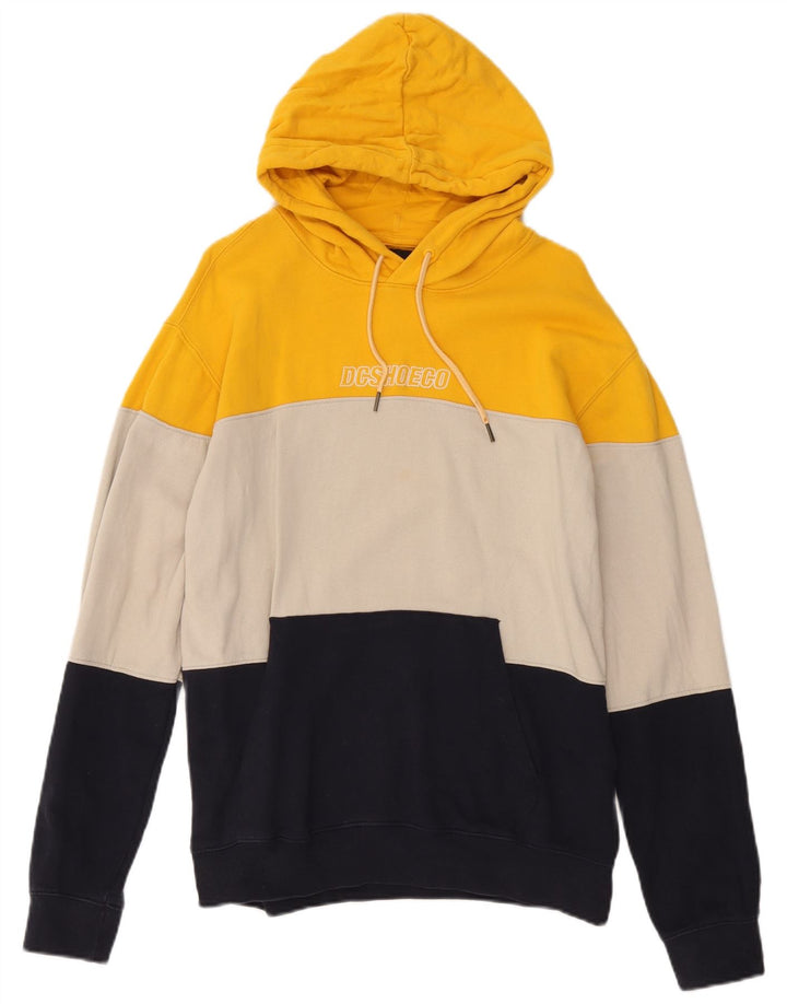 DC Pull à capuche pour homme en coton color block multicolore