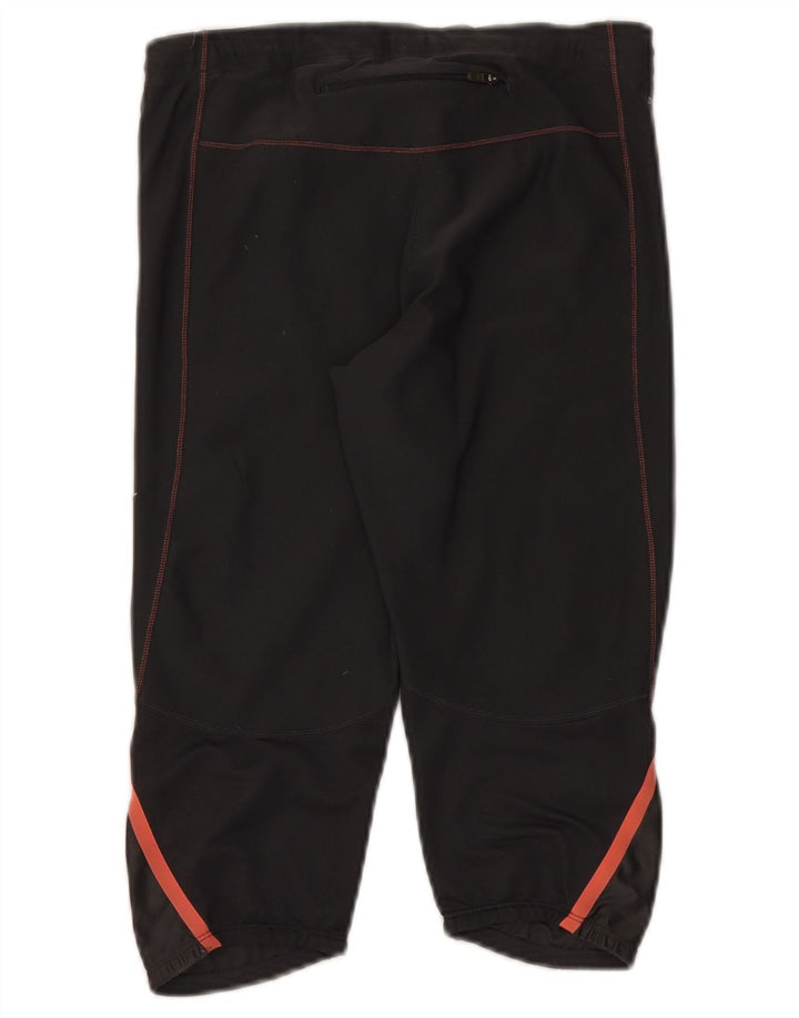 Pantalon de survêtement Nike Dri Fit Capri pour femme UK 14 Noir moyen Polyester