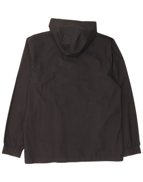 ADIDAS Veste de pluie à capuche pour homme UK 38 Medium Noir Polyester