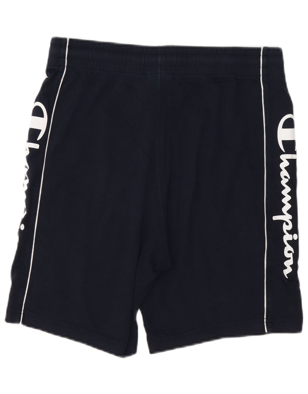 CHAMPION Short de Sport Graphique Homme Petit Bleu Marine