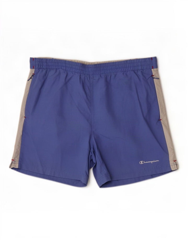 Champion Short de Sport XL Homme Bleu Colorblock