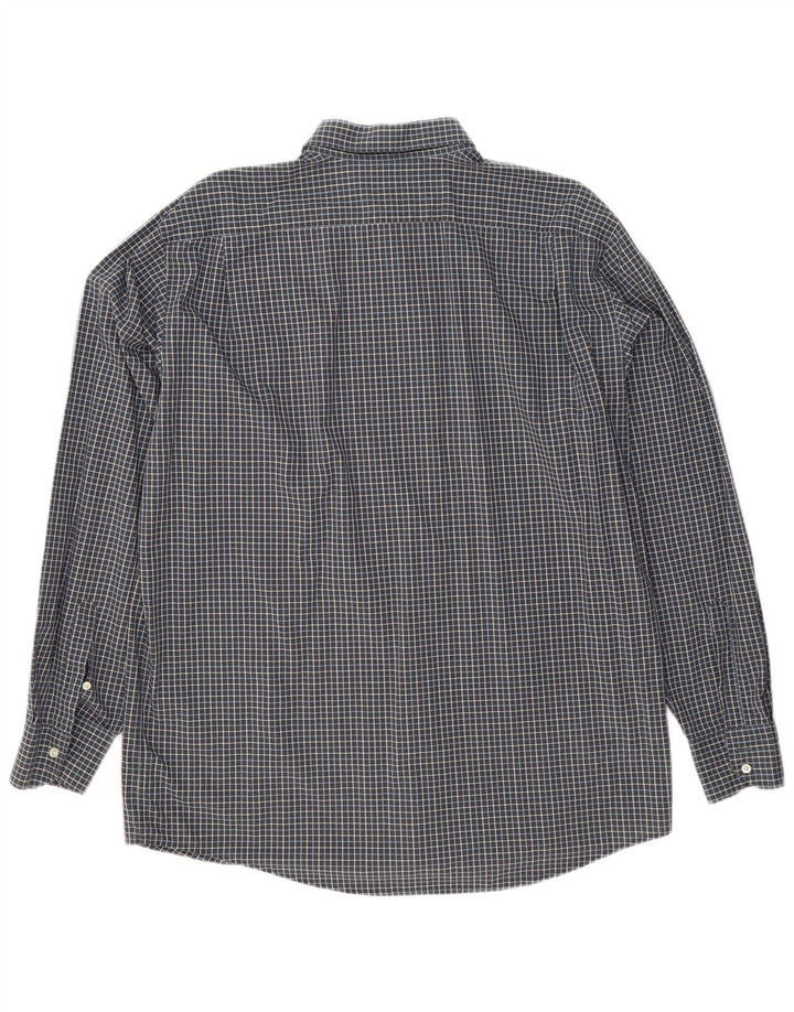 Lacoste Chemise Regular Fit Homme Taille 45 XL Gris Check Coton