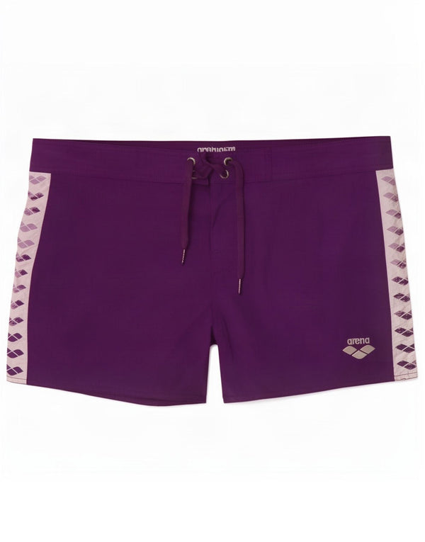 Arena Short de Bain Graphique pour Femme UK 14 Violet Moyen Colorblock