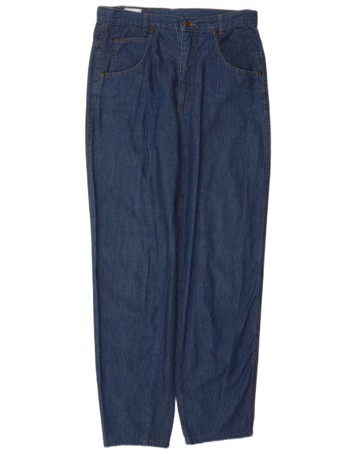 FENDI Jean fuselé taille haute pour femme IT 46 Large W30 L29 Bleu Classique