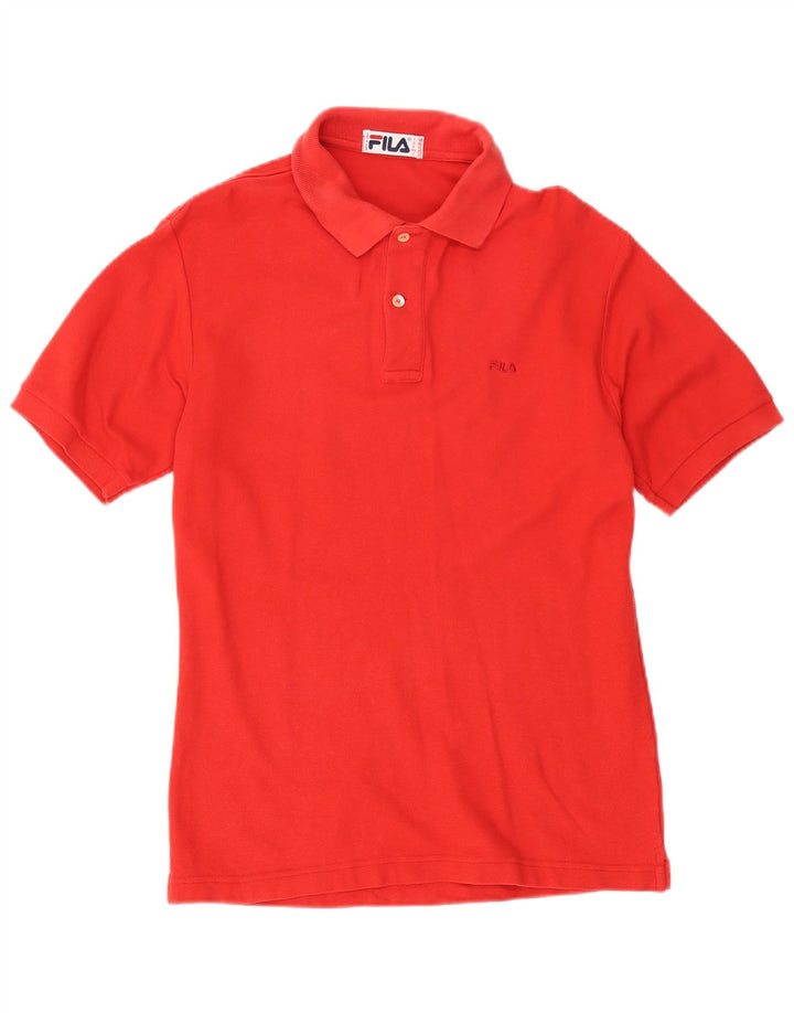 Fila Polo Homme IT 44 XS Rouge Coton
