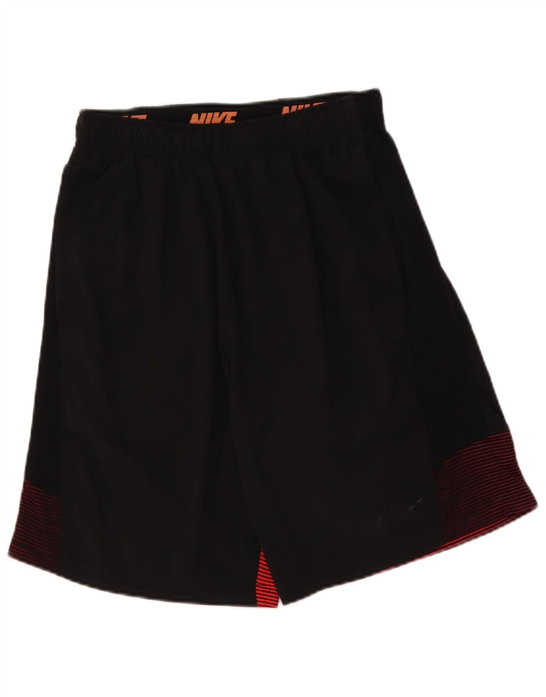 Nike Short de sport Dri Fit pour homme en polyester color block noir moyen