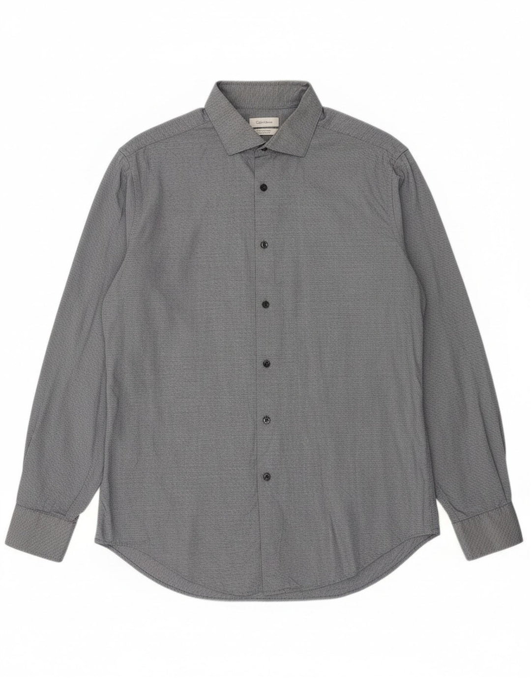 Calvin Klein Chemise Slim Fit Homme Bleu Marine Géométrique