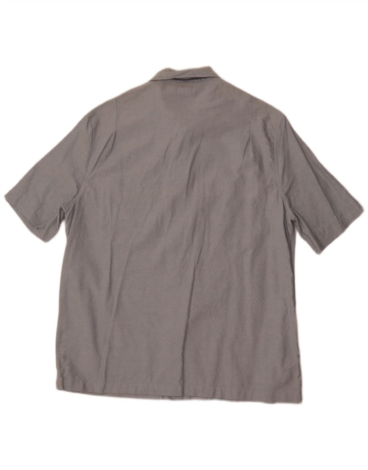 Levi's Chemise à Manches Courtes Homme Bleu Coton Large