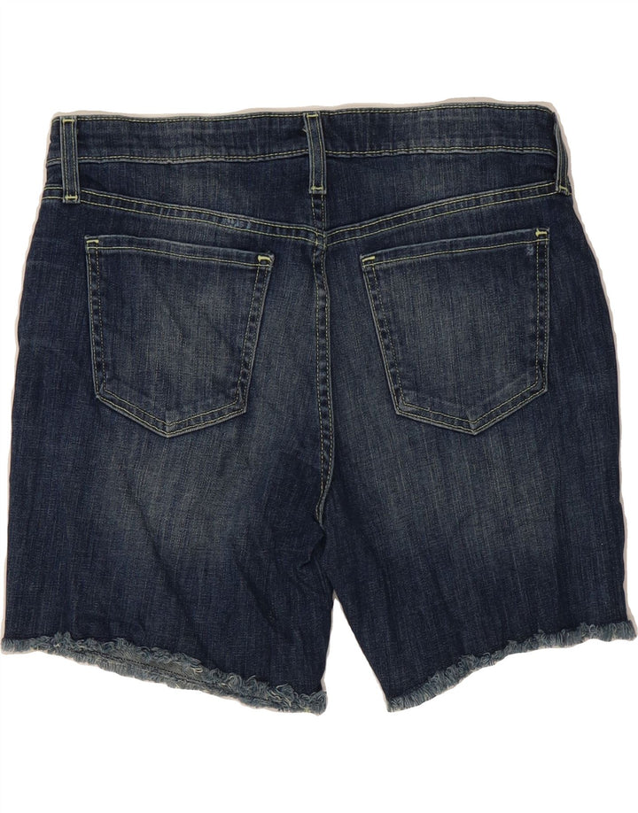 MOSSIMO Womens Boyfriend Distressed Denim Shorts US 10 Large W30 Navy Blue Vintage Mossimo and Second-Hand Mossimo from Messina Hembry 