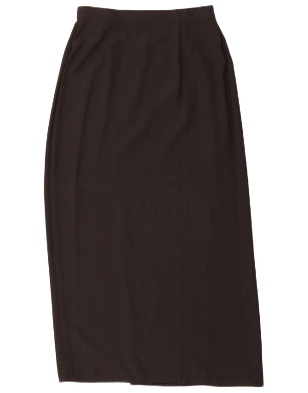 Marks & Spencer Jupe portefeuille pour femme UK 12 Medium W28 Noir Polyester